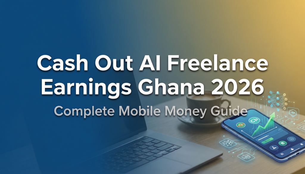 how to cash out AI freelance earnings Ghana 2026 mobile money guide