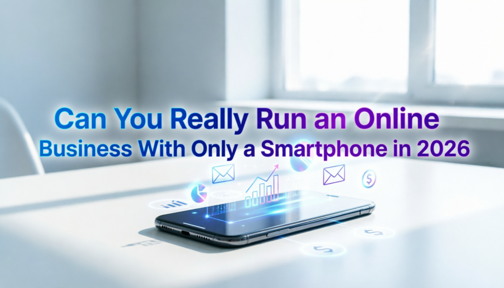 run online business smartphone 2026 honest guide for African creators