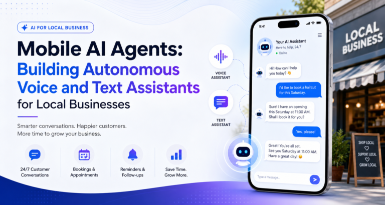 Mobile AI Agents: Building Autonomous Voice and Text Assistants for Local Businesses